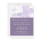Butterfly Purple Bridal Shower Invites