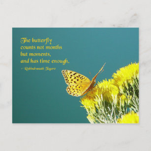 Butterfly Quote Postcard