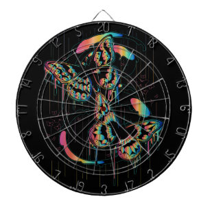 Butterfly Rain  Dartboard