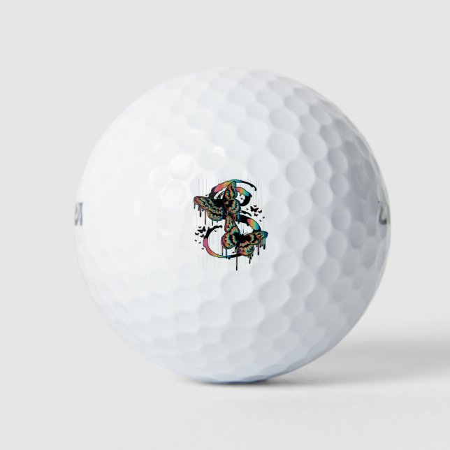 Butterfly Rain Golf Balls (Front)