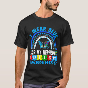 Butterfly Rainbow Autism Nephew T-Shirt