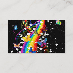 Butterfly Rainbow Business Card
