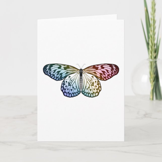 Butterfly Rainbow Card (Front)