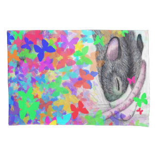 butterfly rat pillow case
