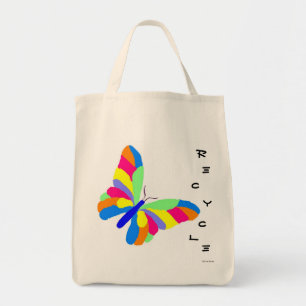 Butterfly Recycle Grocery Bag