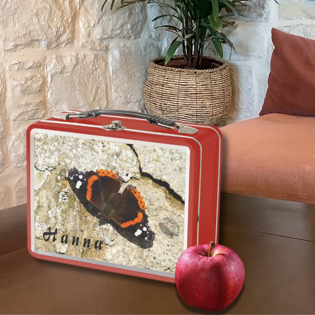 Butterfly - Red Admiral Metal Lunch Box (Creator Uploaded)