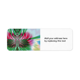 Butterfly Return Address Label