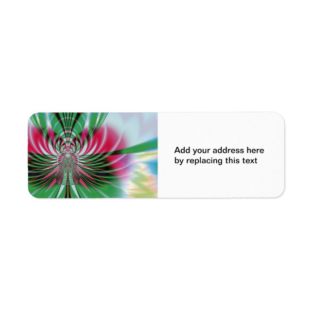 Butterfly Return Address Label (Front)