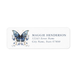 Butterfly Return Address Labels