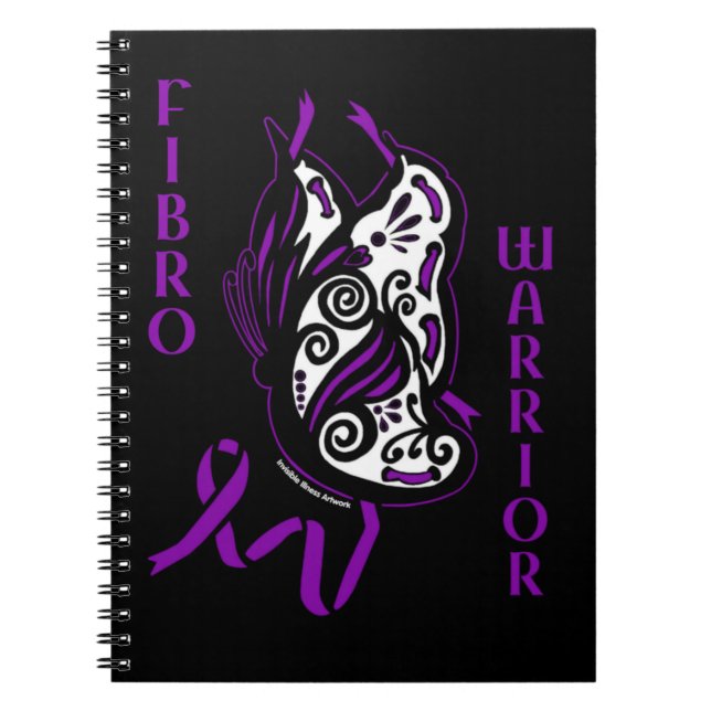 Butterfly/Ribbon...Fibro Notebook (Front)