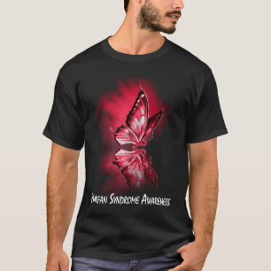 Butterfly Ribbon Marfan Syndrome Awareness T-Shirt