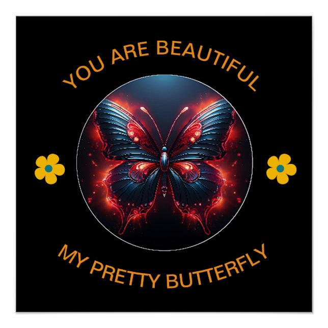Butterfly Romantic Poster (Front)