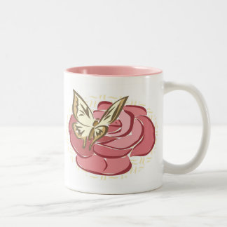 Butterfly & Rose - Mug