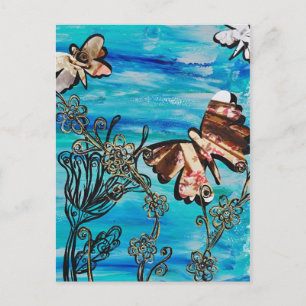 Butterfly Rose Postcard
