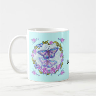 Butterfly Roses mug