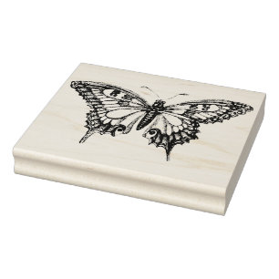 Butterfly Rubber Art Stamp