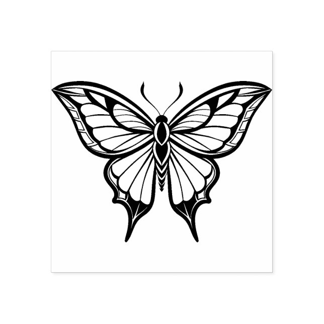 Butterfly Rubber Stamp   (Imprint)