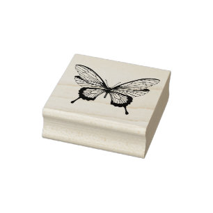 Butterfly Rubber Stamp