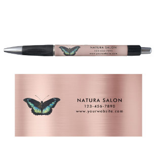 Butterfly Salon Business Promotional Rose Gold
