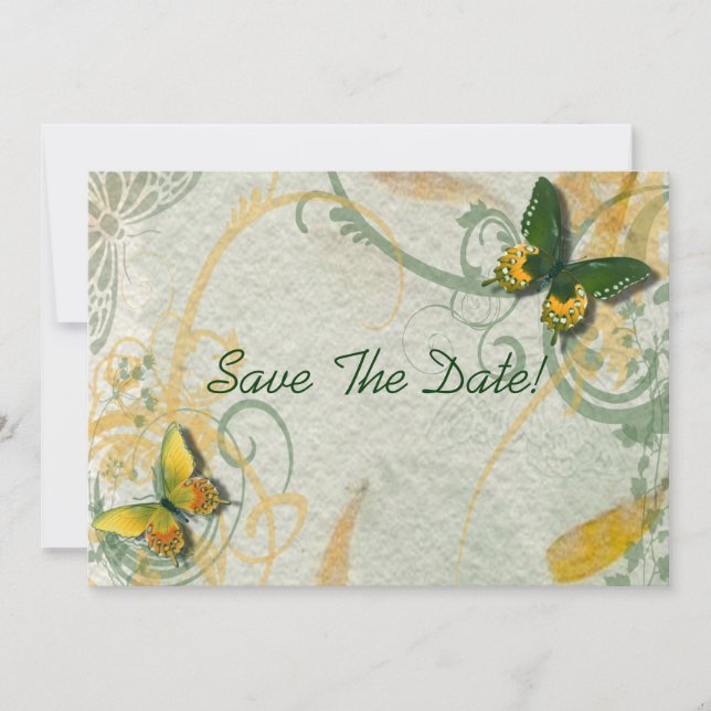Butterfly Save The Date (Front)
