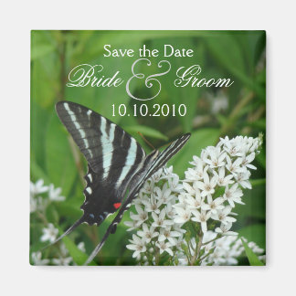 Butterfly Save-The-Date Magnet