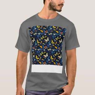 Butterfly Seamless Pattern Boho Cute Spring Insect T-Shirt