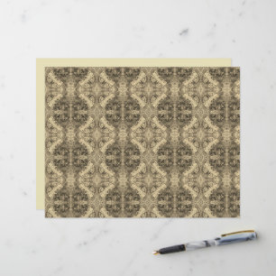 Butterfly Sepia Elegant Vintage Antique Style