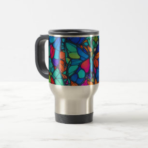 Butterfly Serenade: Sip in Style Travel Mug