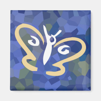 Butterfly Series 1 Square Magnet
