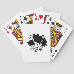 Butterfly-shaped fans (Ageha) Playing Cards