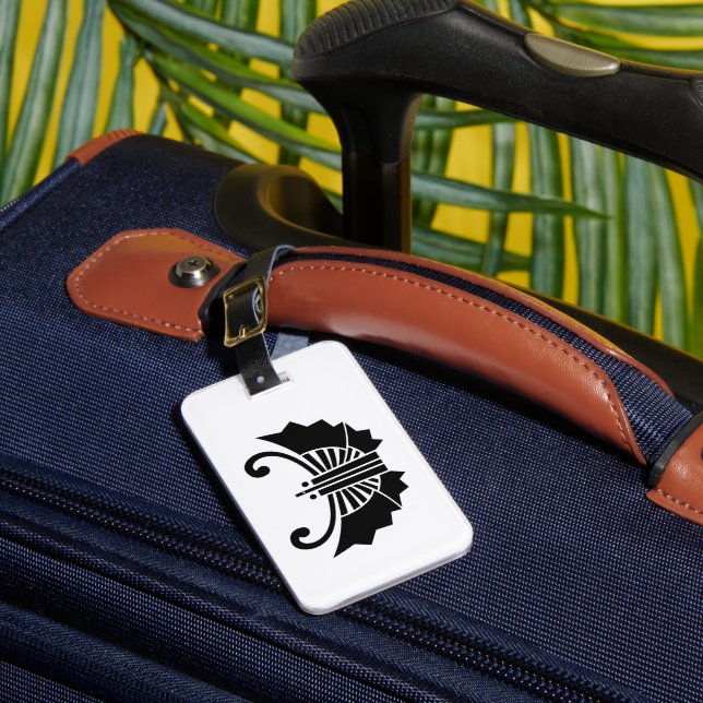 Butterfly-shaped fans (Kocho) Luggage Tags (Front Insitu 1)