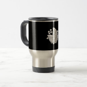 Butterfly-shaped paulownia travel mug