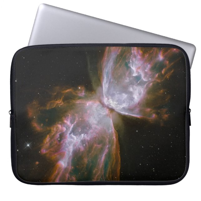Butterfly Shaped Planetary Nebula Laptop Sleeve (Front)