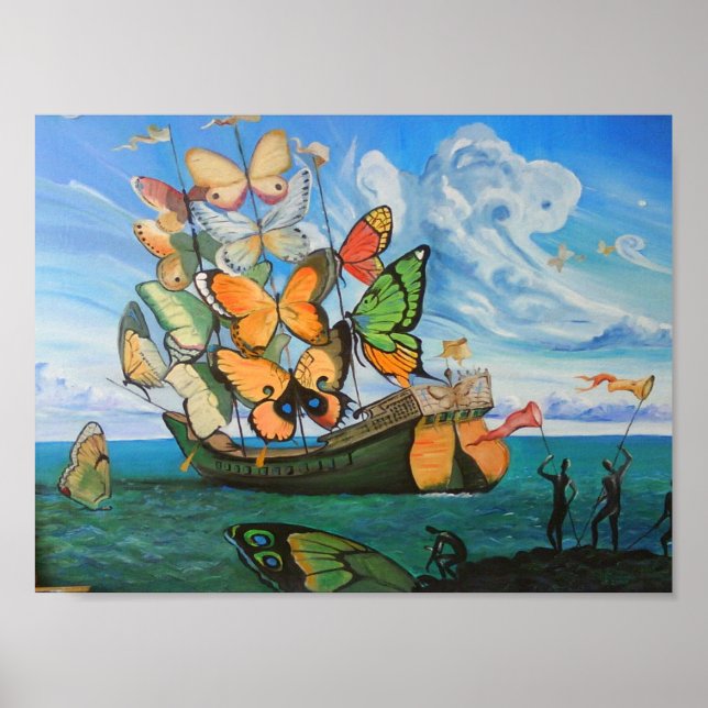 Butterfly ship poster (Front)