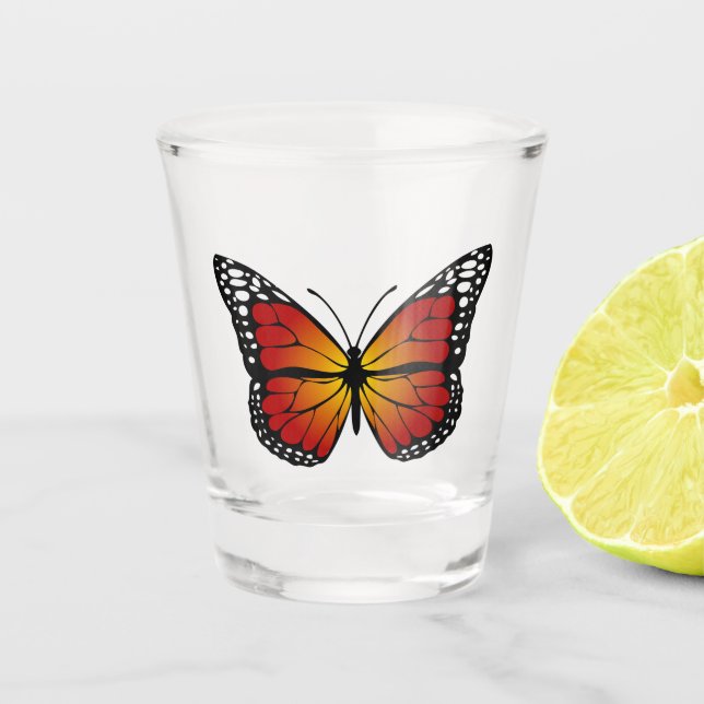 Butterfly Shot Glass (Front)