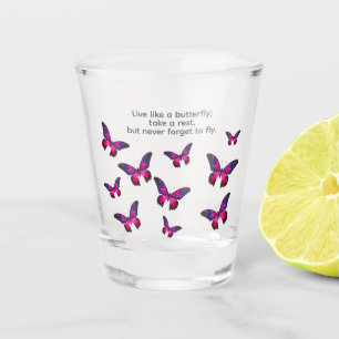 Butterfly Shot glass
