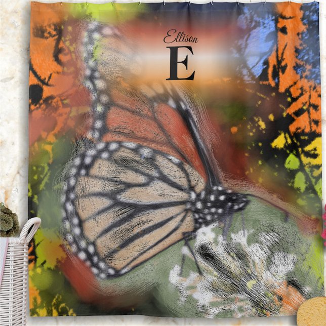 Butterfly Shower Curtain (Creator Uploaded)