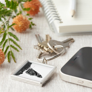 butterfly shy blacq key ring