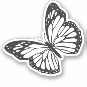 Butterfly silhouette
