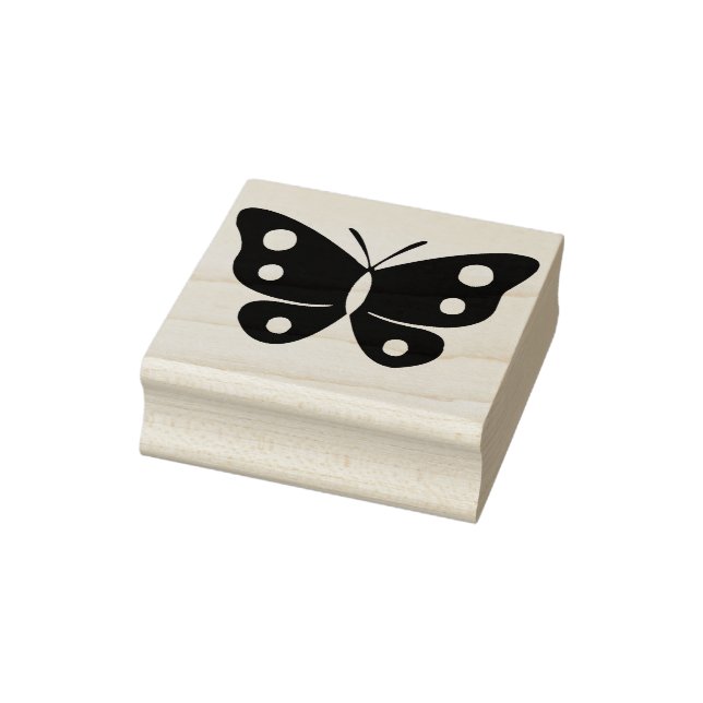 butterfly silhouette art stamp (Stamp)