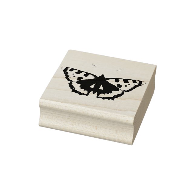 butterfly silhouette art stamp (Stamp)
