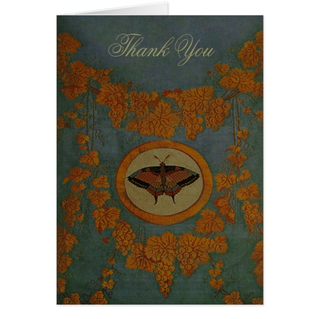 Butterfly Silk Cloth ~ Card / Invitations (Front)