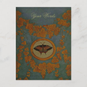 Butterfly Silk Cloth ~ Postcard / Invitation