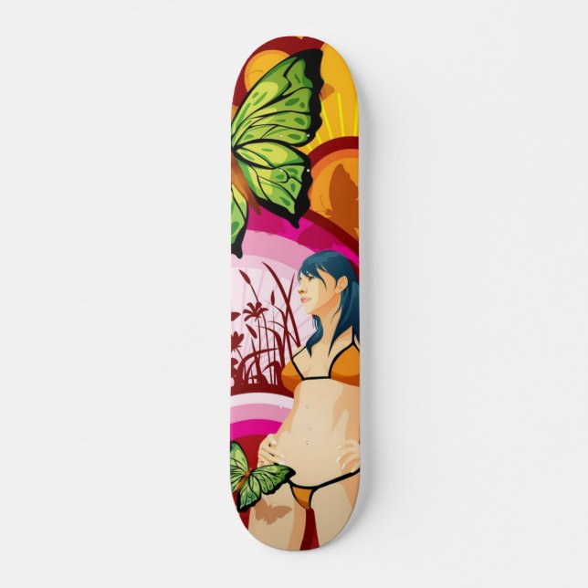Butterfly Skateboard (Front)