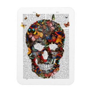 Butterfly Skull Magnet