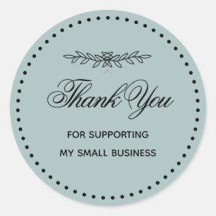 Butterfly Small Business Thank You Sticker