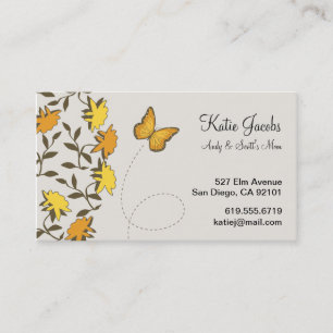 Butterfly Social Calling Cards