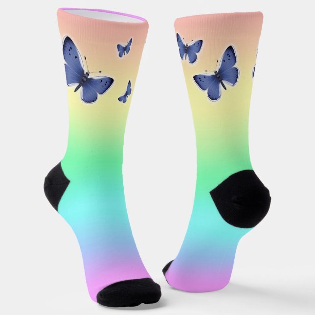 Butterfly Socks (Angled)