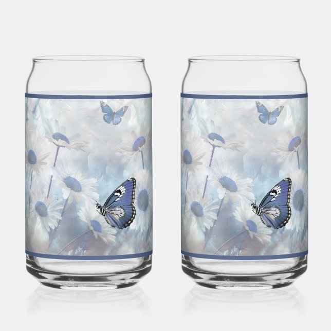 Butterfly Soda Glass (Front)