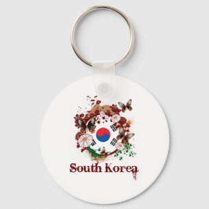 Butterfly South Korea Key Ring
